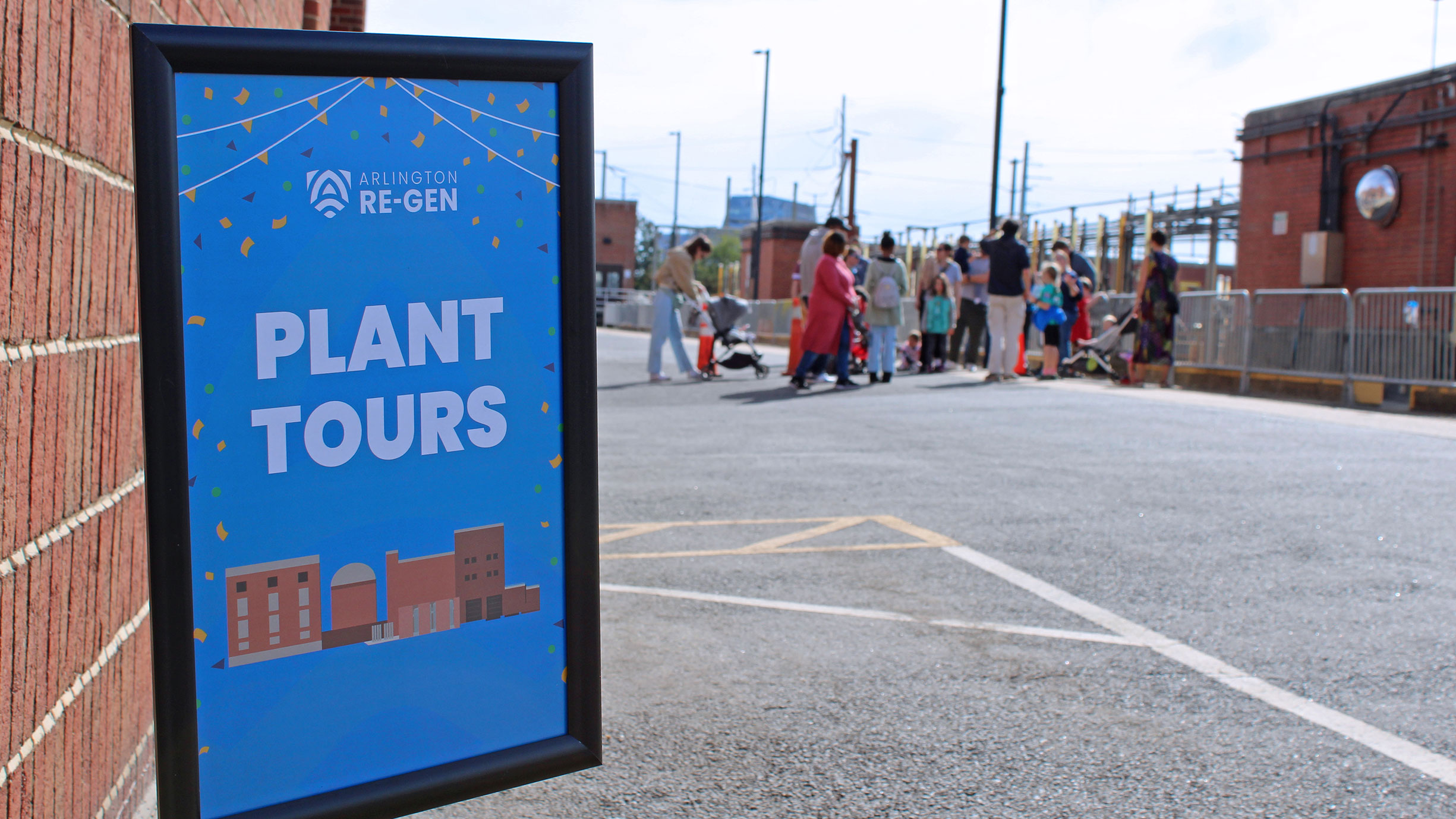 Tour sign at Open House